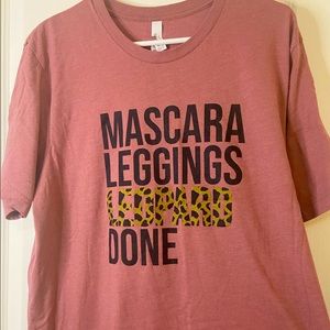 Mascara leggings leopard done T-Shirt